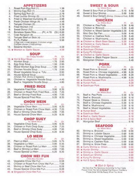 Menu at Eat Rice restaurant, Greenfield, W Holmes Ave