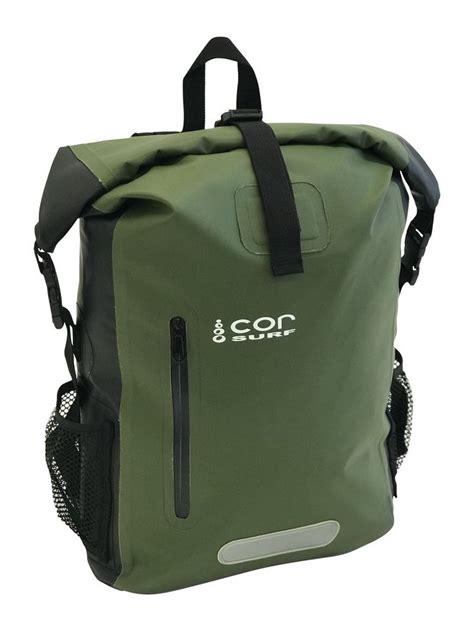 COR Surf 25 liter dry bag backpack green | Waterproof laptop backpack ...