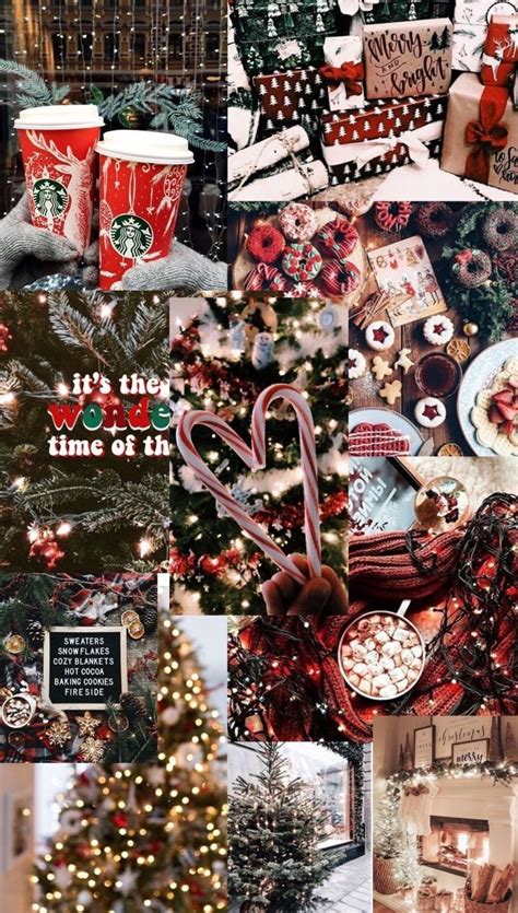 Aesthetic Christmas Wallpaper | Christmas collage, Christmas wallpaper ...