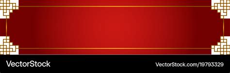 Empty chinese banner Royalty Free Vector Image