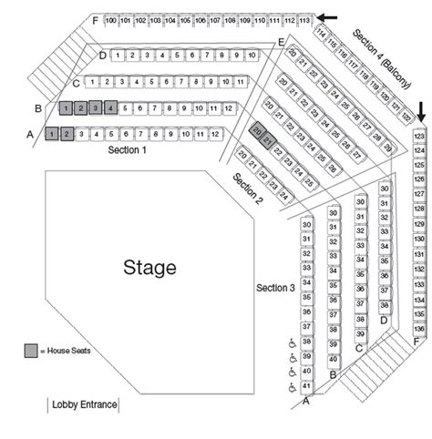 Olney Theatre Mulitz-Gudelsky Theatre Lab Seating Chart - Theatre In DC