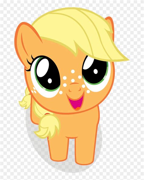 Happy Filly Applejack By Coldbolognamy Little Pony - Princess Candies ...