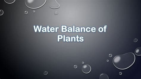 Soil and Water