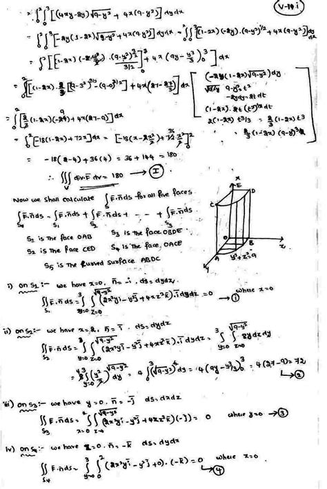 Vector Differential Calculus: Gauss Divergence, Green's, Stokes Theorems