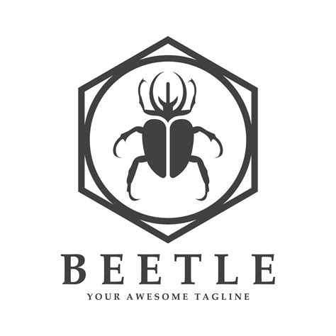 beetle logo vector icon illustration design 35277171 Vector Art at Vecteezy