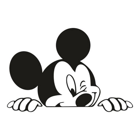 Buy Mickey Mouse Peeking Svg Png Online in USA