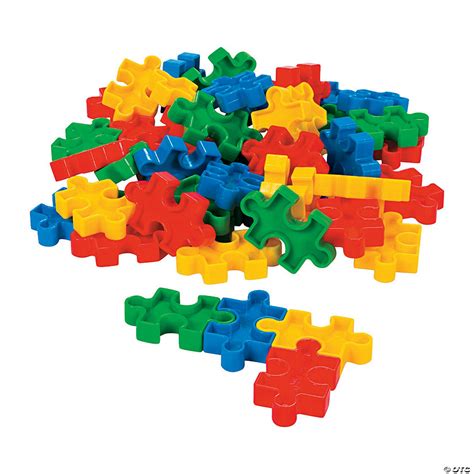 Puzzle-Shaped Manipulatives Blocks | Oriental Trading