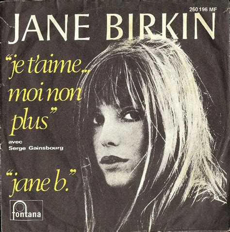 Jane Birkin Avec Serge Gainsbourg - Je T'aime...Moi Non Plus / Jane B ...