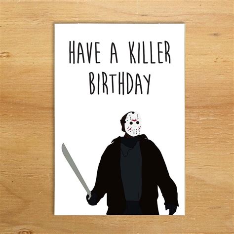 Friday the 13th Birthday Card for Boyfriend 30th Birthday | Etsy Canada