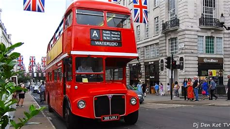 Classic London Red Double Decker Bus - YouTube