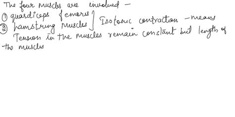 SOLVED: 4. For the following exercises, perform the muscle contraction ...