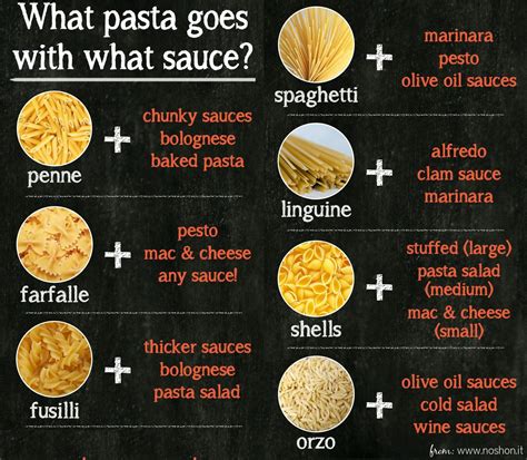 Types of pasta - kesilrocket