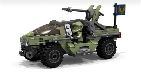 LEGO Warthog (Render, 1920x1080) : halo