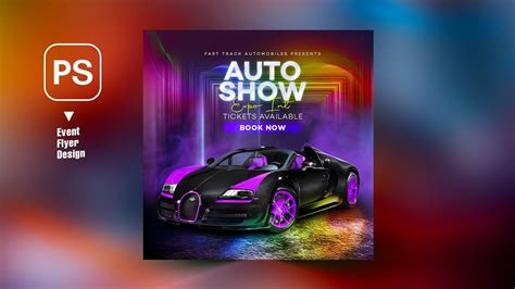 Auto Event Flyer Design | Car Flyer Social Media ...