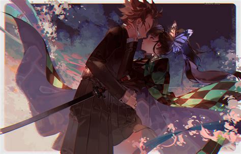 Kanao Tsuyuri and Tanjirou Kamado Wallpaper, HD Anime 4K Wallpapers ...