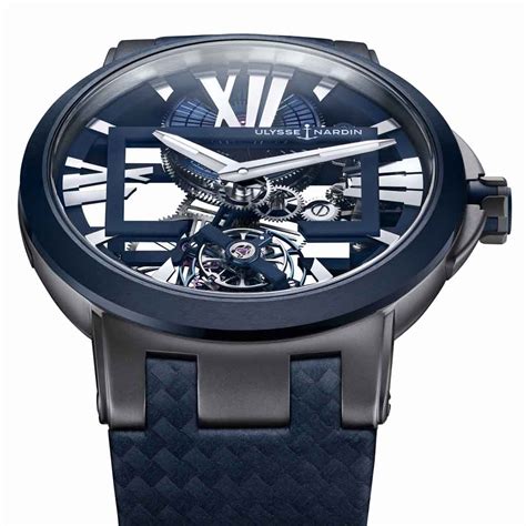 Ulysse Nardin Executive Skeleton Tourbillon Blue - Your Watch Hub