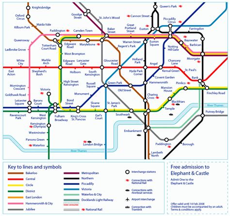 Printable London Tube Map