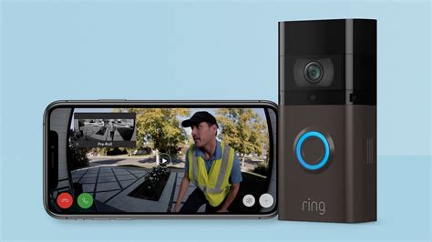 Smart Ring Video Doorbell 3 z kamerą FHD, 160-stopniowym kątem zasięgu ...