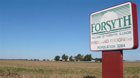 Forsyth Sign | Illinois, Highway signs, Forsyth