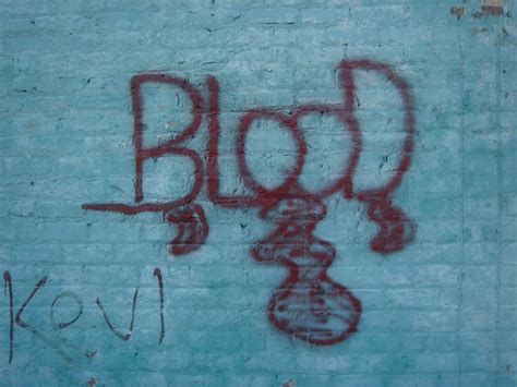 blood gang graffiti | anthonyturducken | Flickr