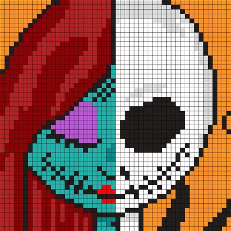 💀Jack Skellington Pixel Art💀 | Minecraft Amino