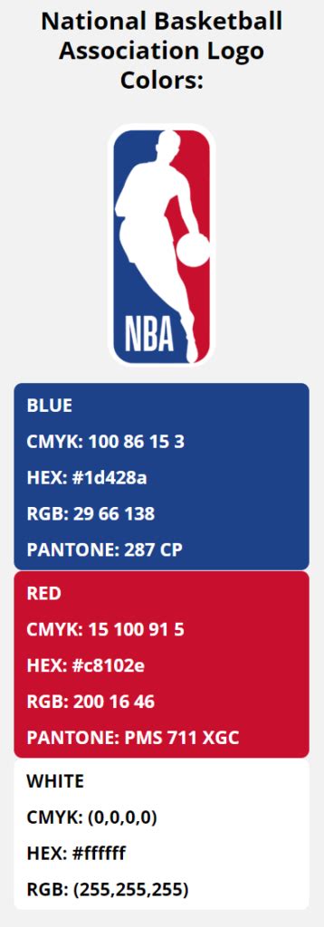 NBA Team Colors | HEX, RGB, CMYK, PANTONE COLOR CODES OF SPORTS TEAMS