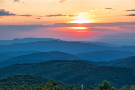 They don’t call them the smoky mountains for nothing. Max Patch, Great ...