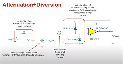 The correct order of TVS, filters and clamp diodes. - Amplifiers forum ...