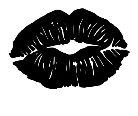 Lips Puckered Lips Pursed Lips Duck Lips SVG Instant Digital | Etsy