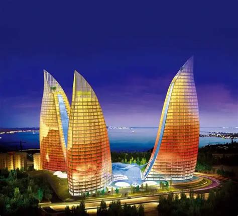 Baku Flame Towers Buildings, Azerbaijan - e-architect