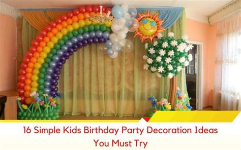 Kids Birthday Party Balloon Decorations Ideas - The Balloon Hub