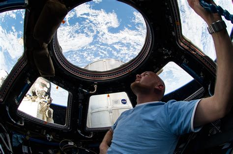 Astronaut Alexander Gerst Checks Out Station Cupola | NASA