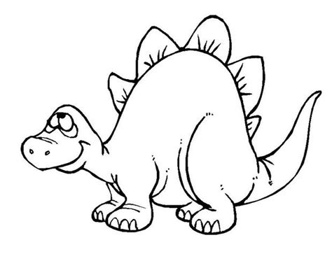 Stegosaurus Outline - Cliparts.co