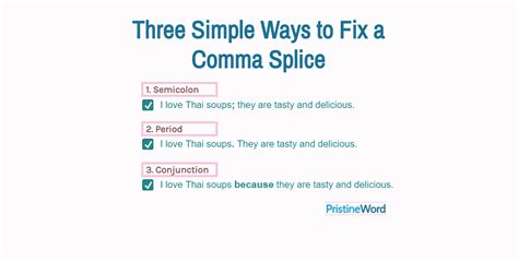 Comma Splice—Three Simple Ways to Fix it