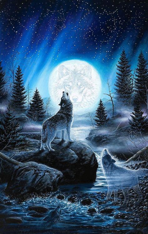 Real Howling Wolf Wallpaper