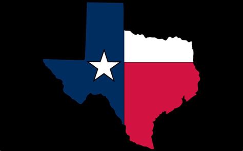 Texas Flag white star drawing free image download