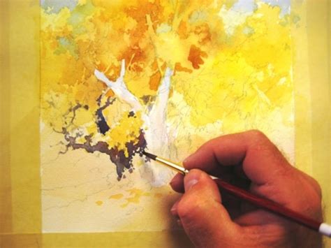 How to paint Foliage Using Negative Painting in Watercolor – Roland Lee