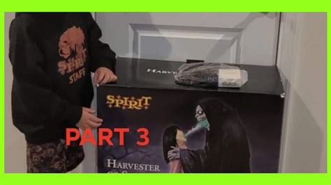 Harvester of Souls animatronic unboxing setup demo 😱PART 3😱 | Spirit ...