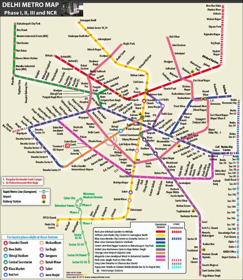 Map Of Delhi Metro - Map Of The World