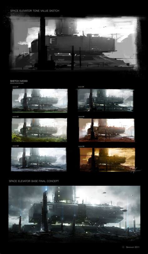 Space Elevator Process by Gryphart on DeviantArt | Concept art ...