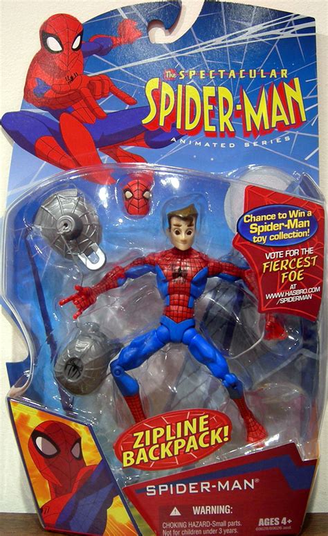 Spider-Man Zipline Backpack Action Figure Spectacular Animated Series