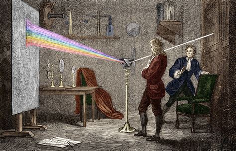 Isaac Newton and Understanding Color — Science Source | Illustration ...