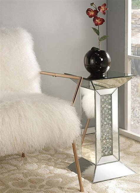 Nysa Mirrored Pedestal Stand