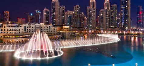 Dubai Fountain, The Dancing Water Fountain – UAE - Traveldigg.com