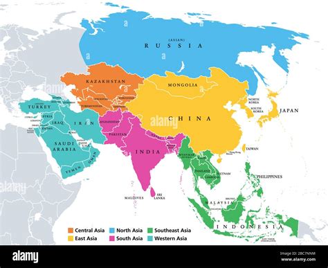 Mapa De Asia Oriental