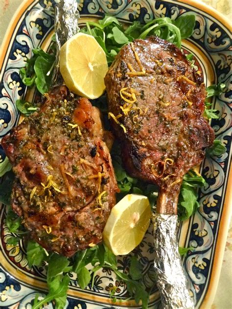 Scrumpdillyicious: Veal Chops with Tuscan-Style Marinade