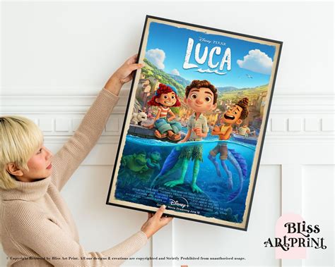 Luca Movie Poster Luca Poster Luca Art Print Luca Cartoon | Etsy