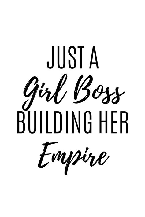 Just a Girl Boss Building Her Empire Inspirational Art Print | Etsy ...