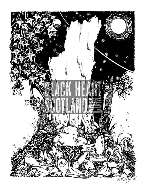 Pin on Black Heart Original Pen and Ink Artwork