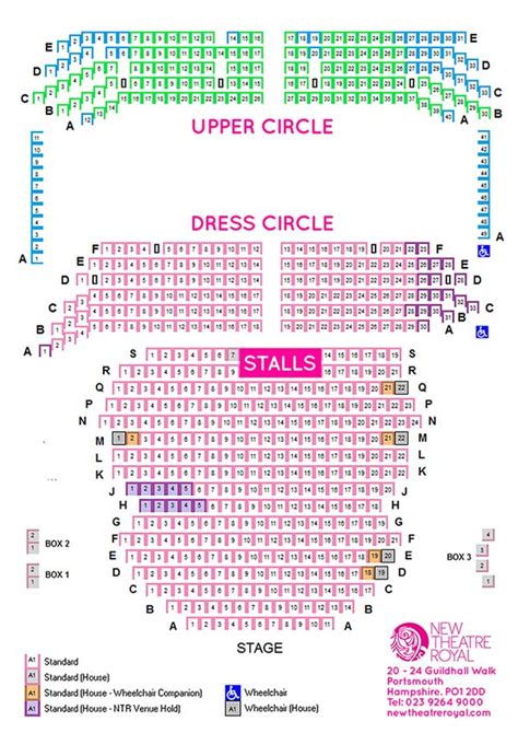 New Theatre Royal, Portsmouth | Seating Plan, view the seating chart ...